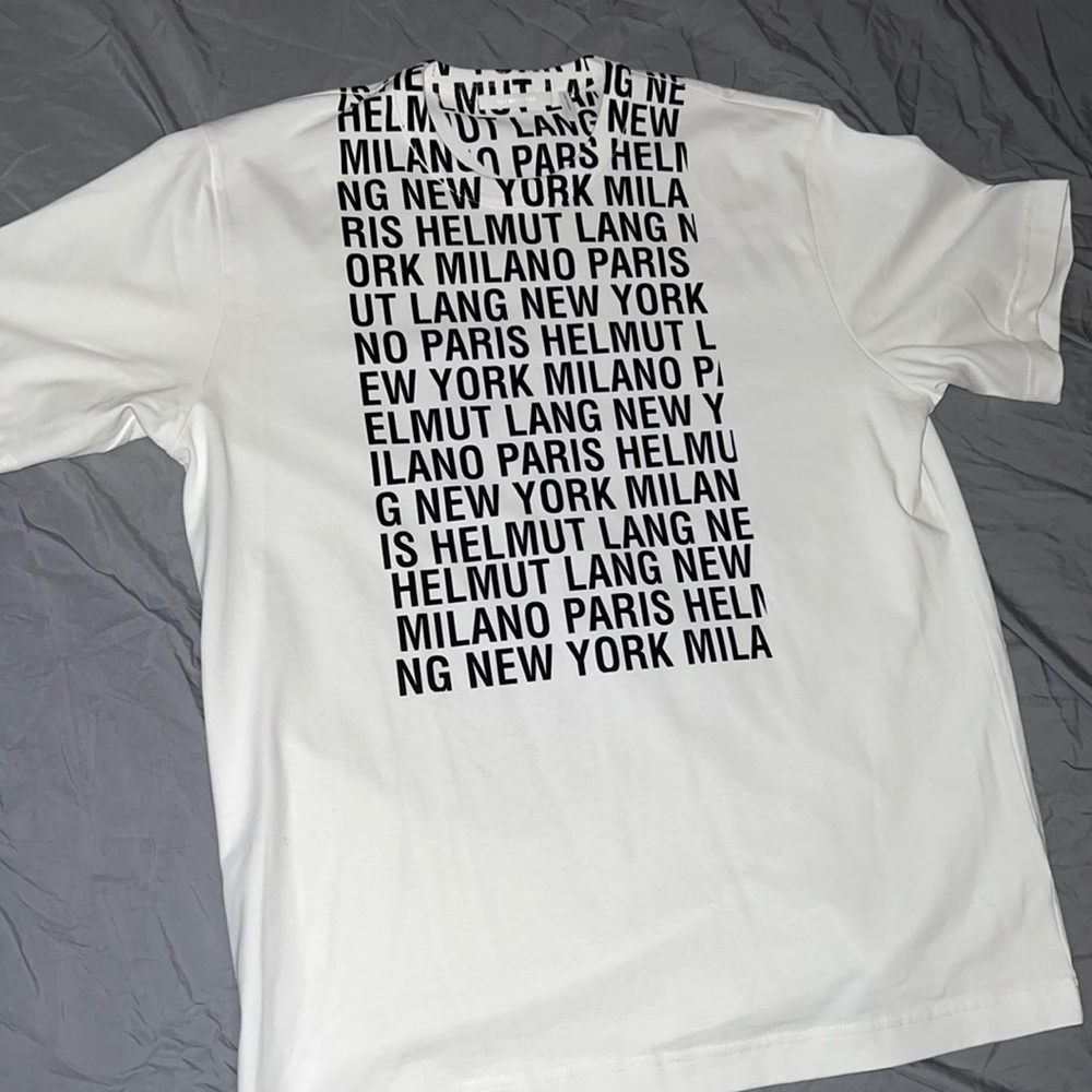 Mens helmut lang t shirt, size large